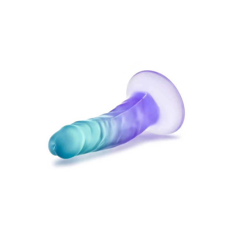 B YOURS MORNING DEW 5 INCH DILDO SAPPHIRE